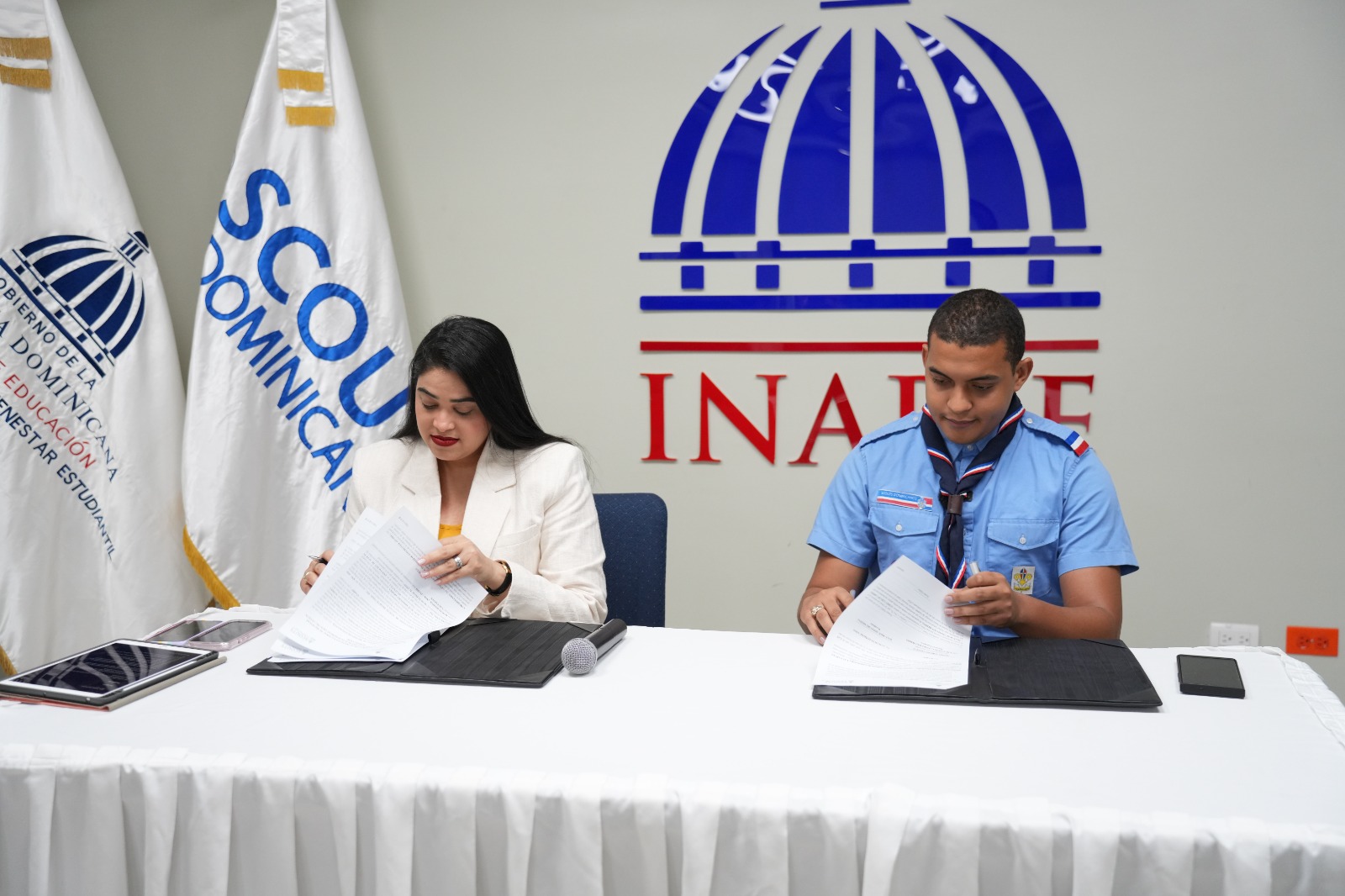 INABIE y Scouts Dominicanos realizarán campamentos para beneficio de estudiantes del sector público
